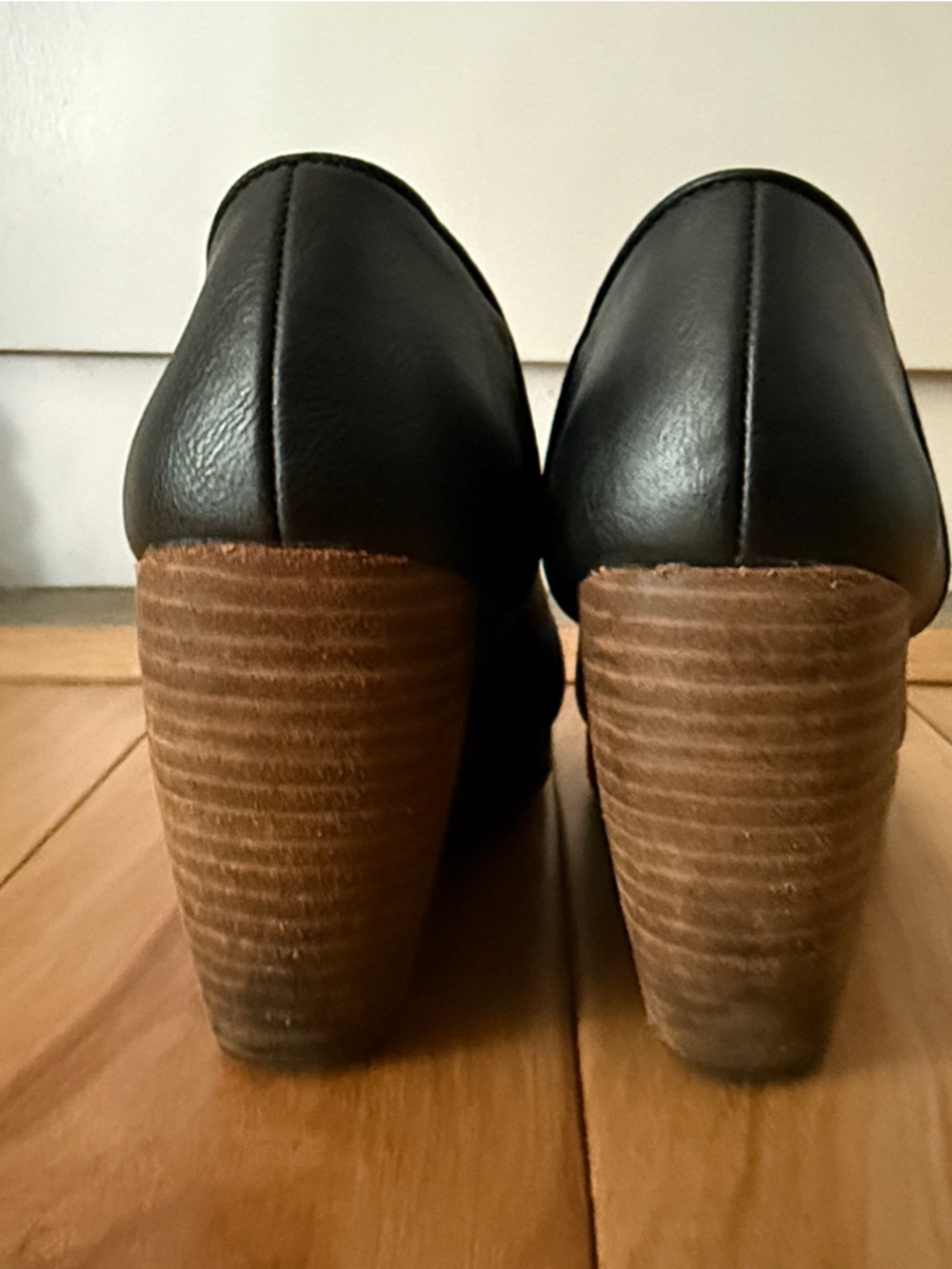 Dr. Scholl’s Classic Black Slip-On Heel wedges - Smooth Upper, Size 6.5 - Picture 5 of 10